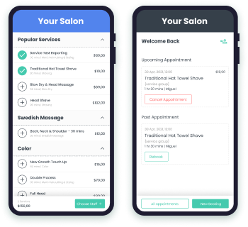 aplicativo de reserva de cliente